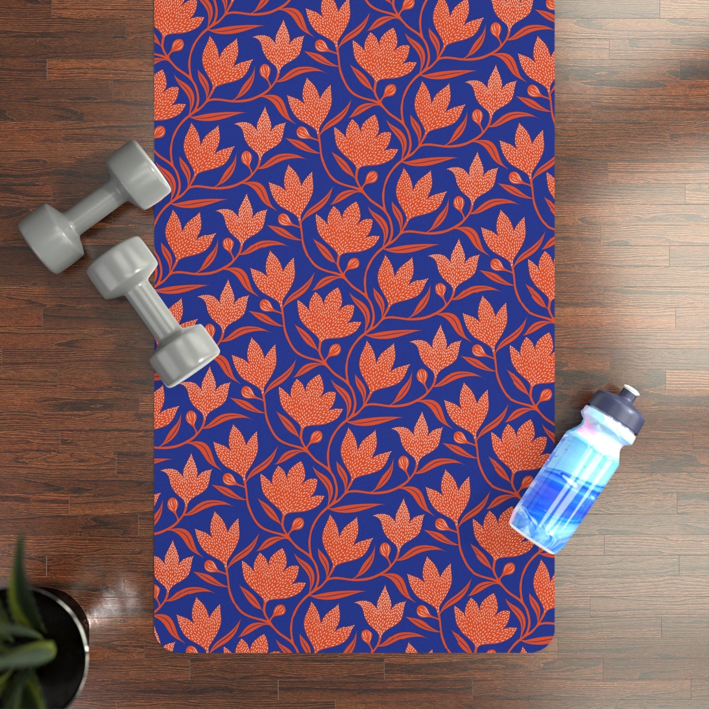 Yoga Mat | Bright Blue & Orange | Magnolia