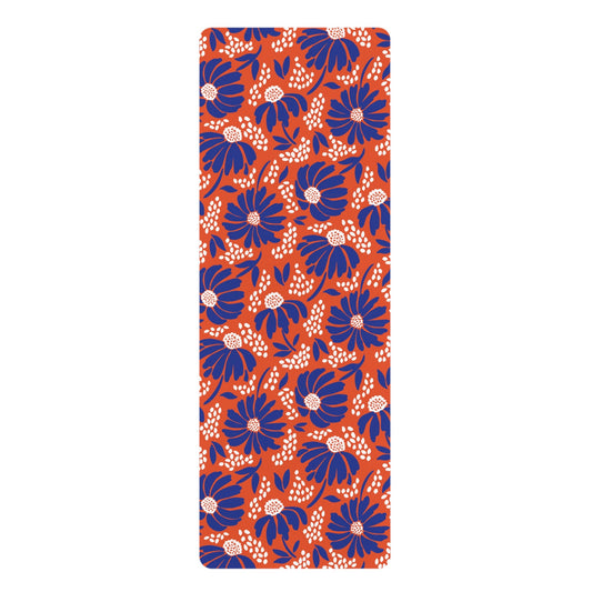Yoga Mat | Bright Blue & Orange | Bellis