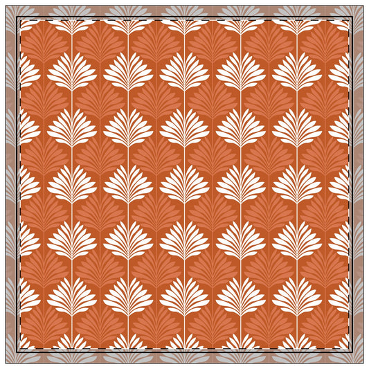 Napkins | Dark Orange & White | Deco