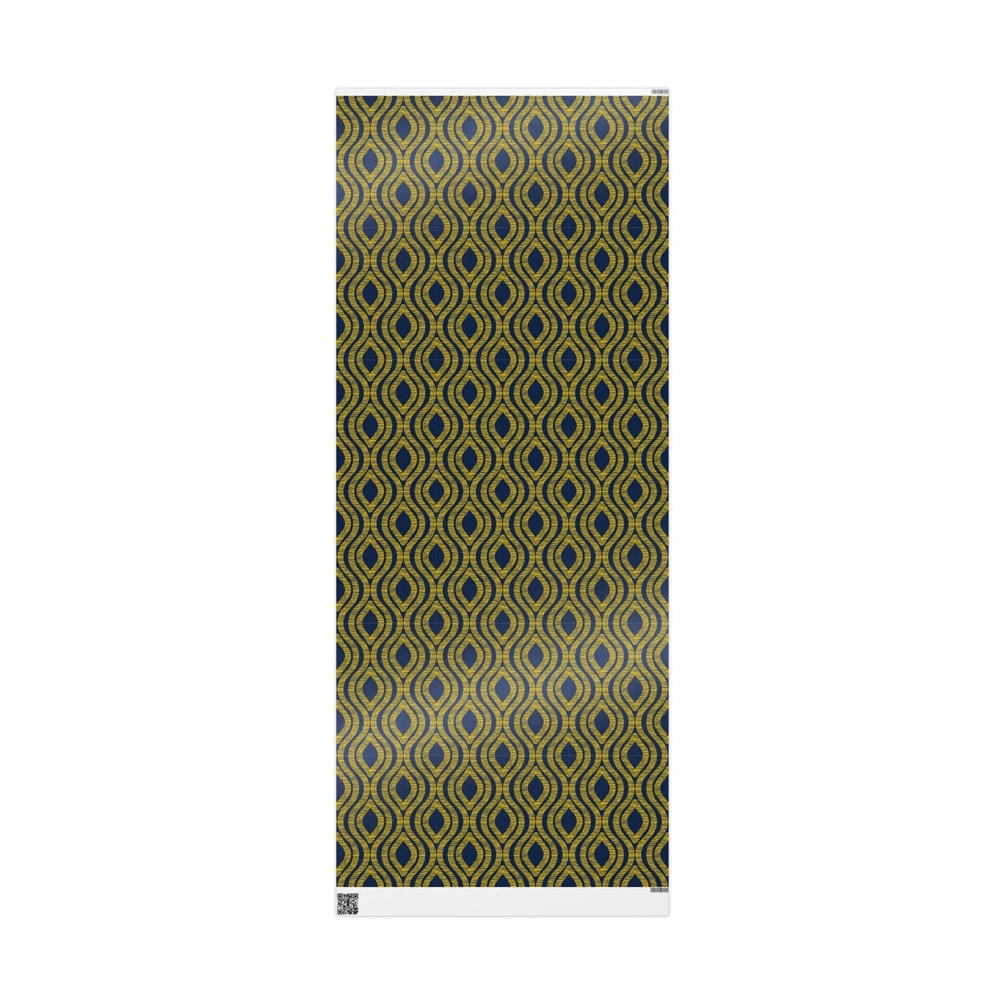 Gift Wrap | Yellow & Blue | Ogee