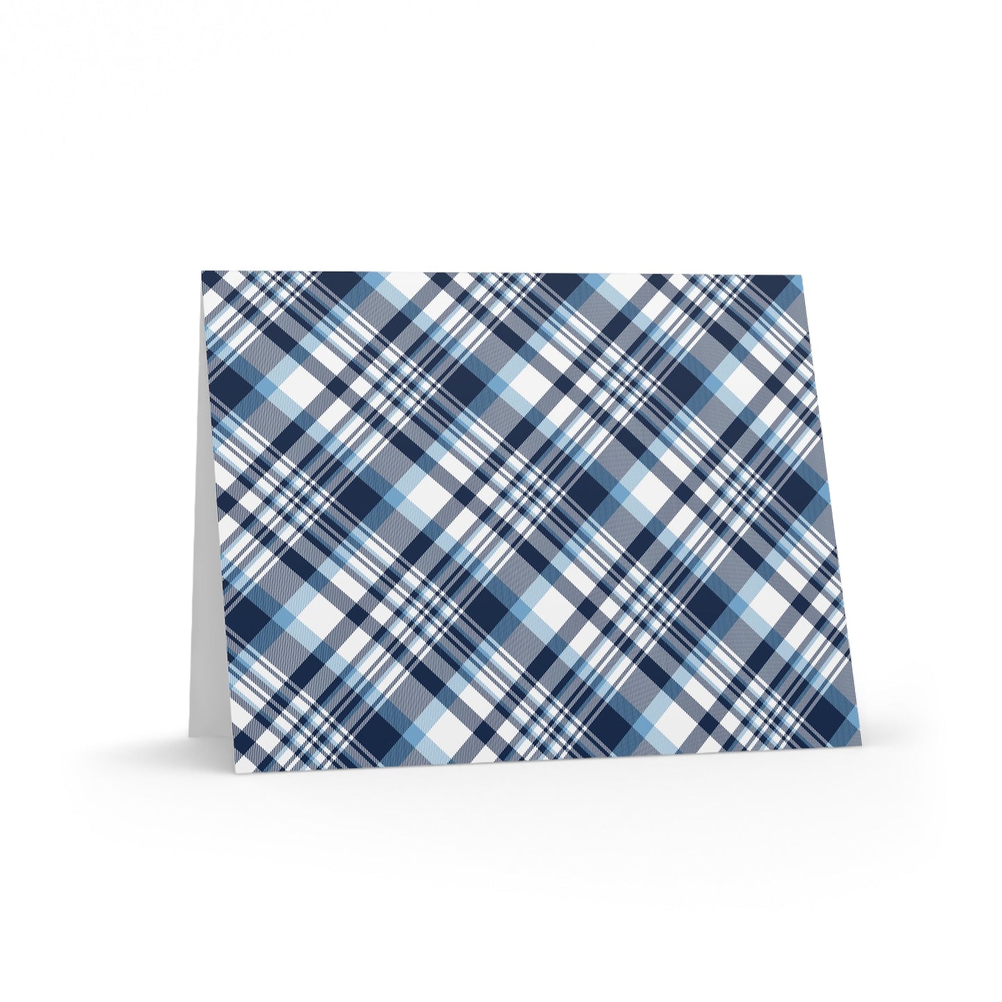 Notecards | Light Blue & White | Tartan