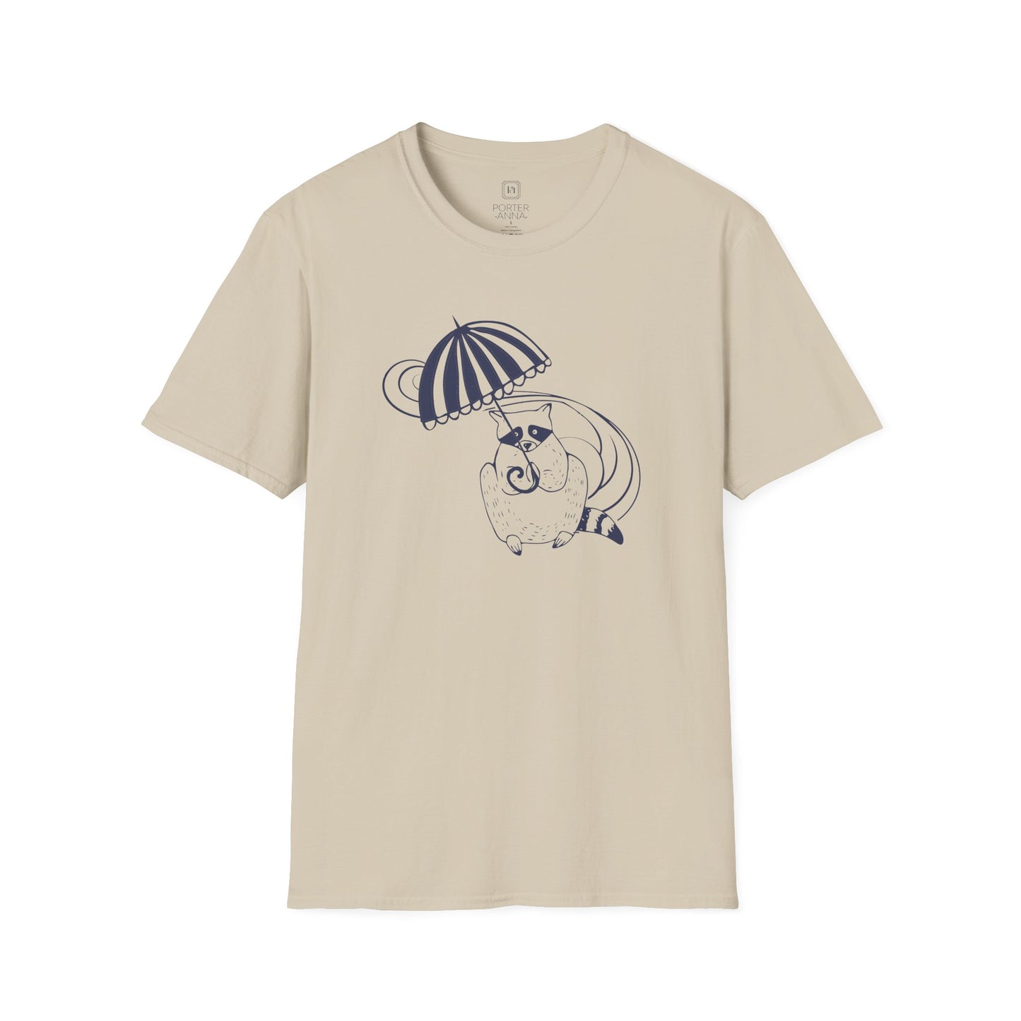 NYP Adult Tee | Raccoon Umbrella