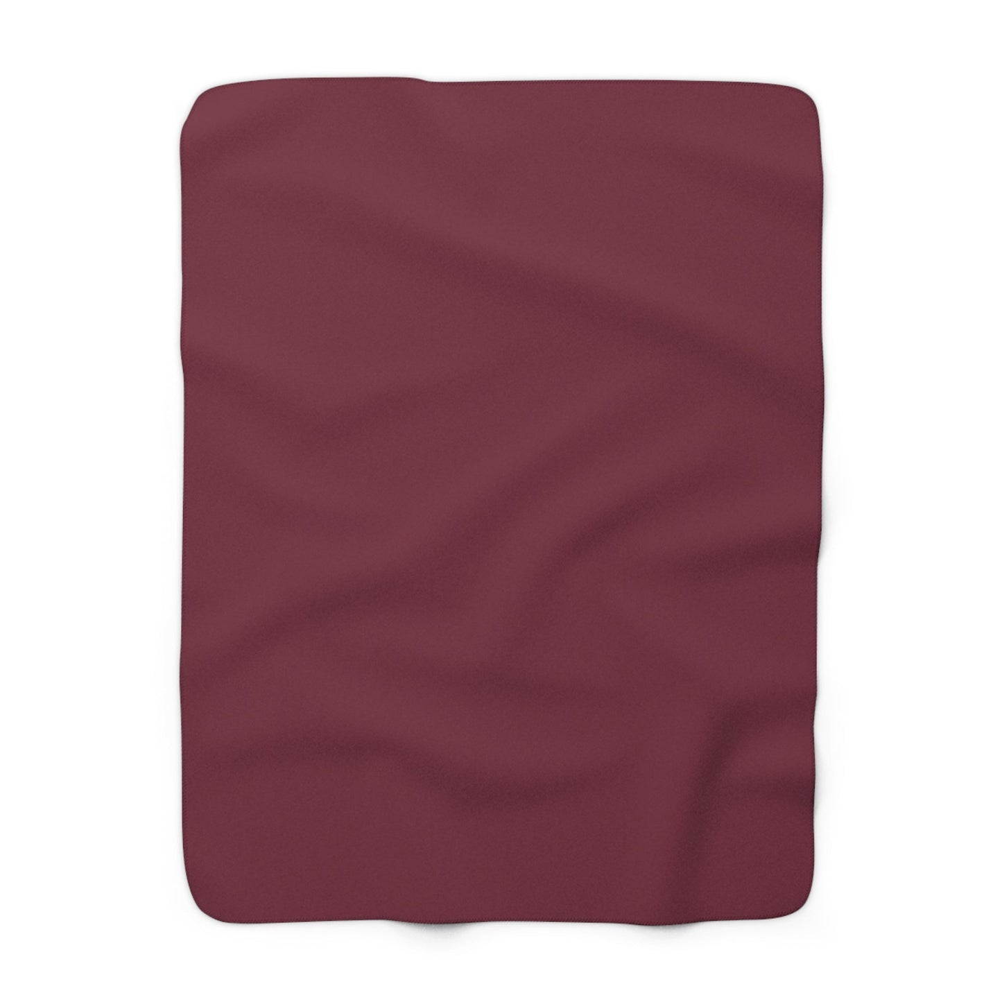 Sherpa Blanket | Maroon & Gold | Dark