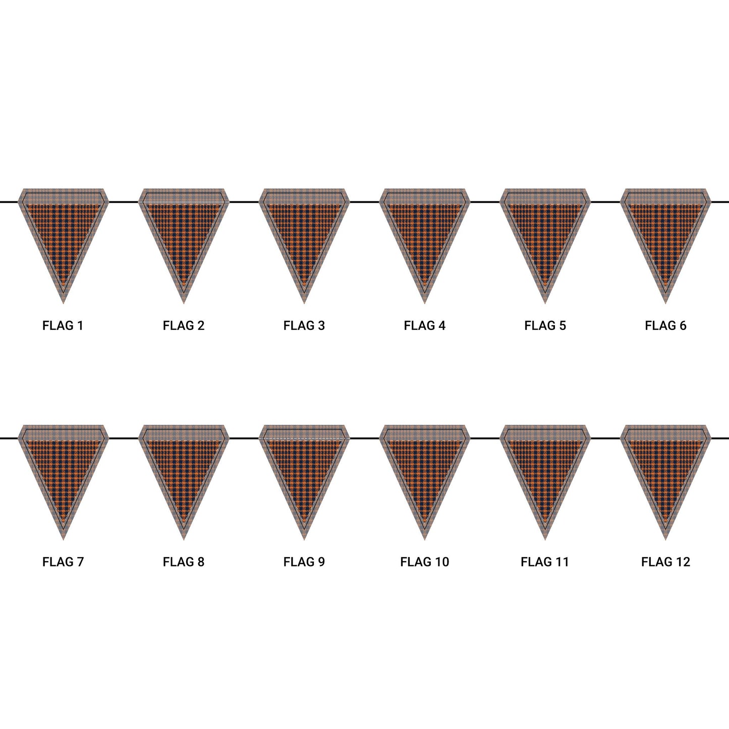 Flag Garland | Auburn, Alabama | Tweed