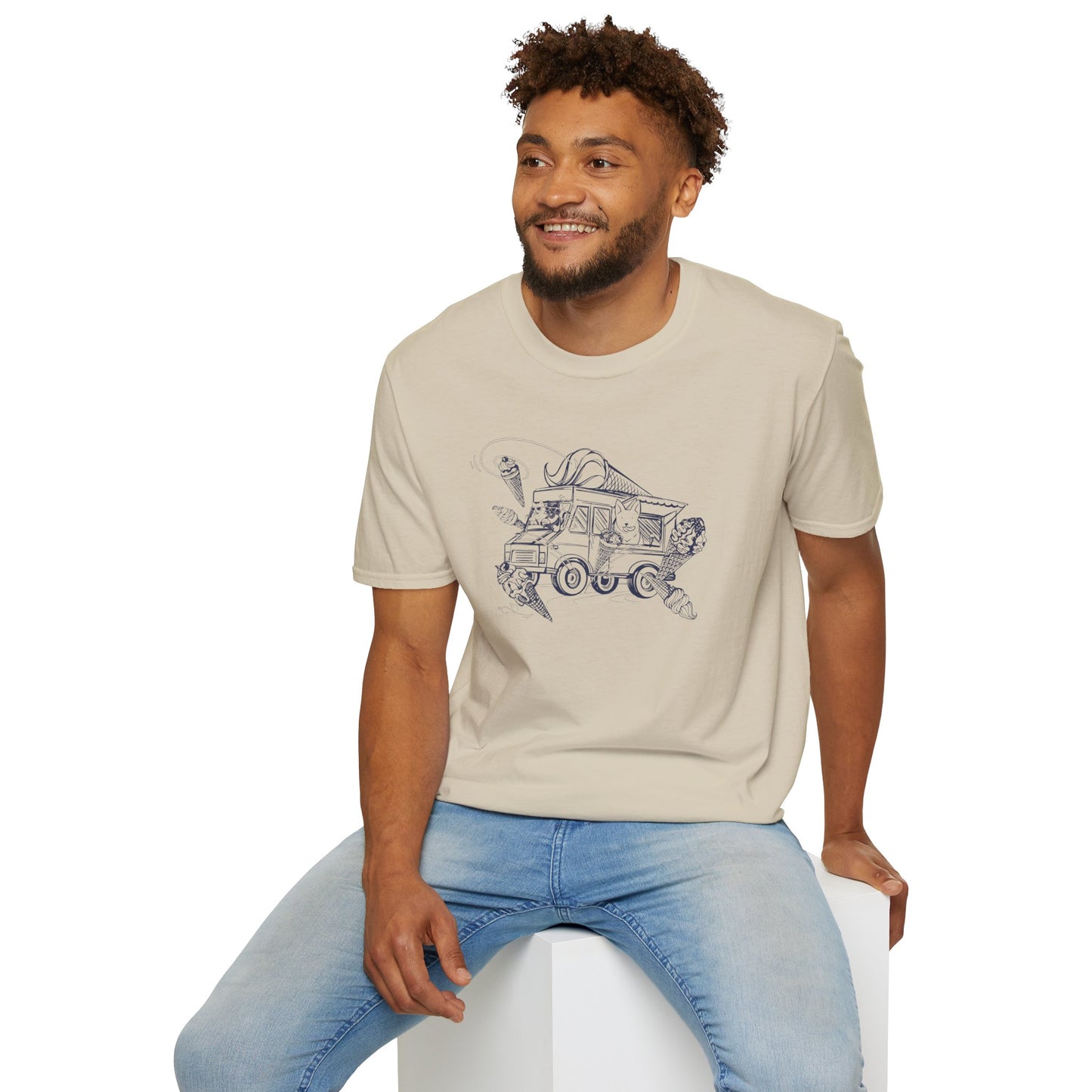 NYP Adult Tee | Cat Ice Cream