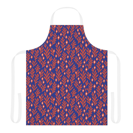 Apron | Bright Blue & Orange | Laurel