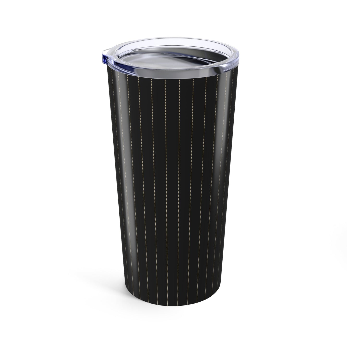 Tumbler | Black & Gold | Pinstripe