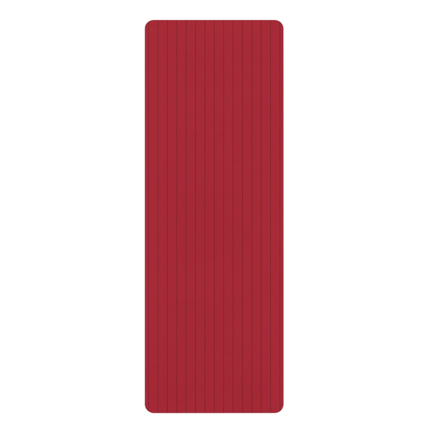 Yoga Mat | Red & Black | Pinstripe