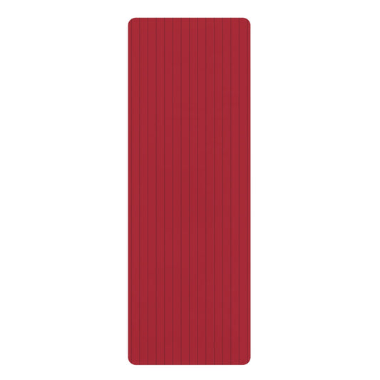 Yoga Mat | Red & Black | Pinstripe