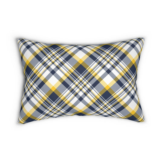 Pillow | Yellow & Blue | Tartan