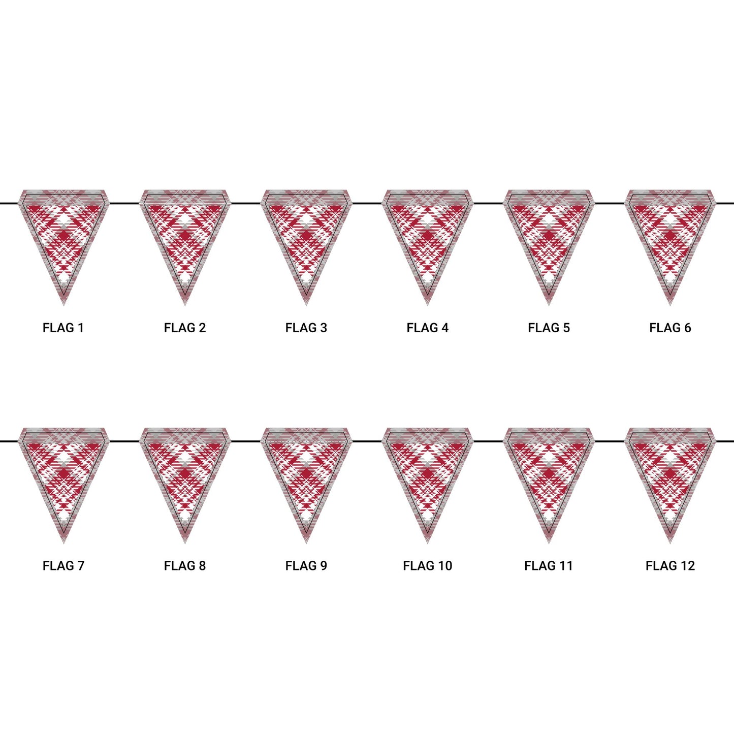 Flag Garland | Bloomington, Indiana | Tartan