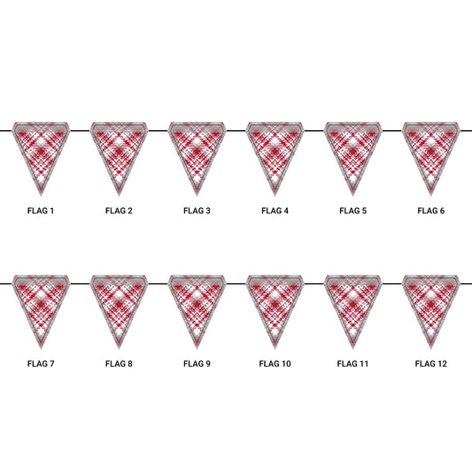 Flag Garland | Bloomington, Indiana | Tartan