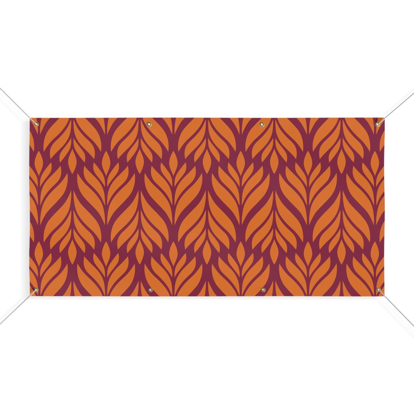Banner | Maroon & Orange | Palm