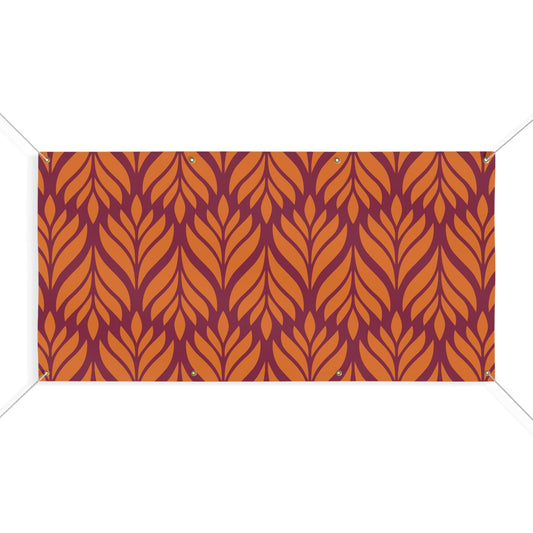 Banner | Maroon & Orange | Palm