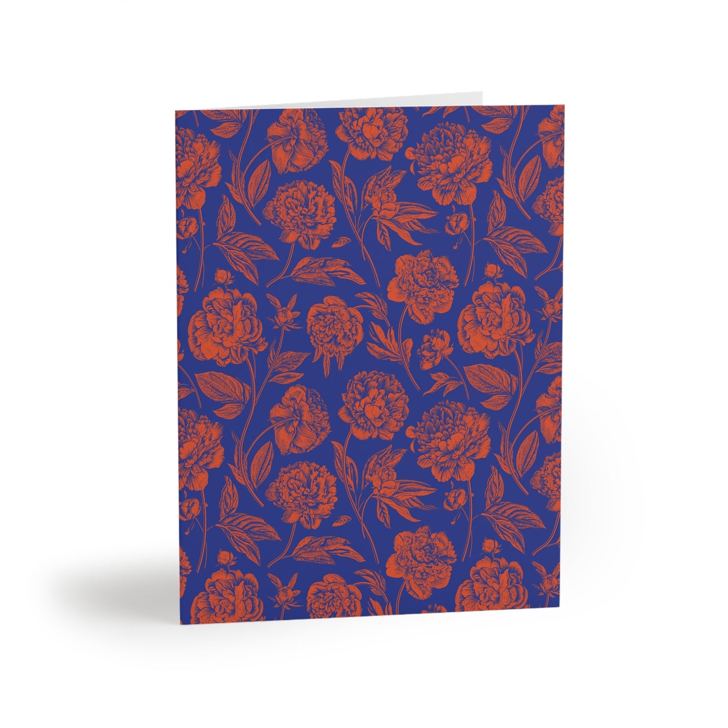 Notecards Set | Bright Blue & Orange | Peony