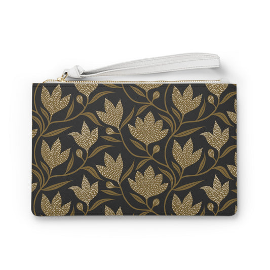 Clutch Bag | Black & Gold | Magnolia