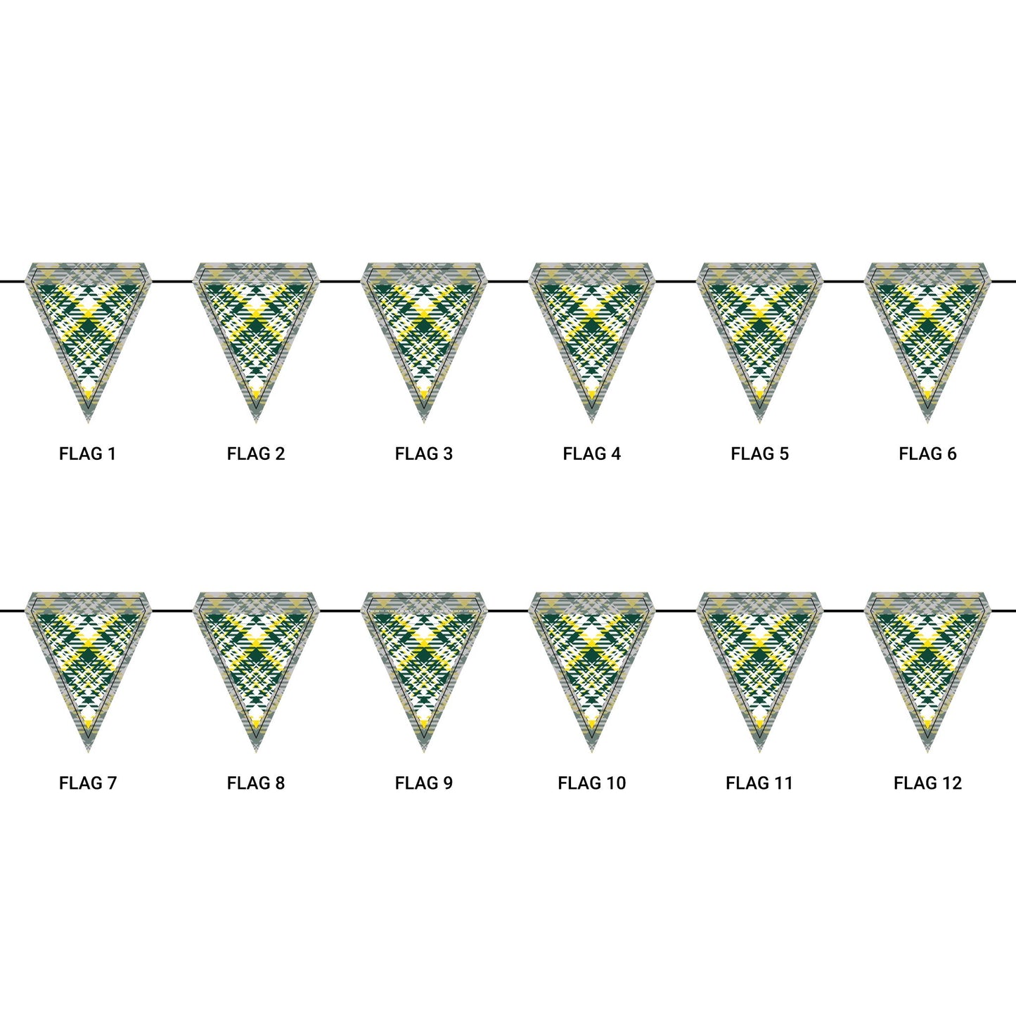 Flag Garland | Eugene, Oregon | Tartan