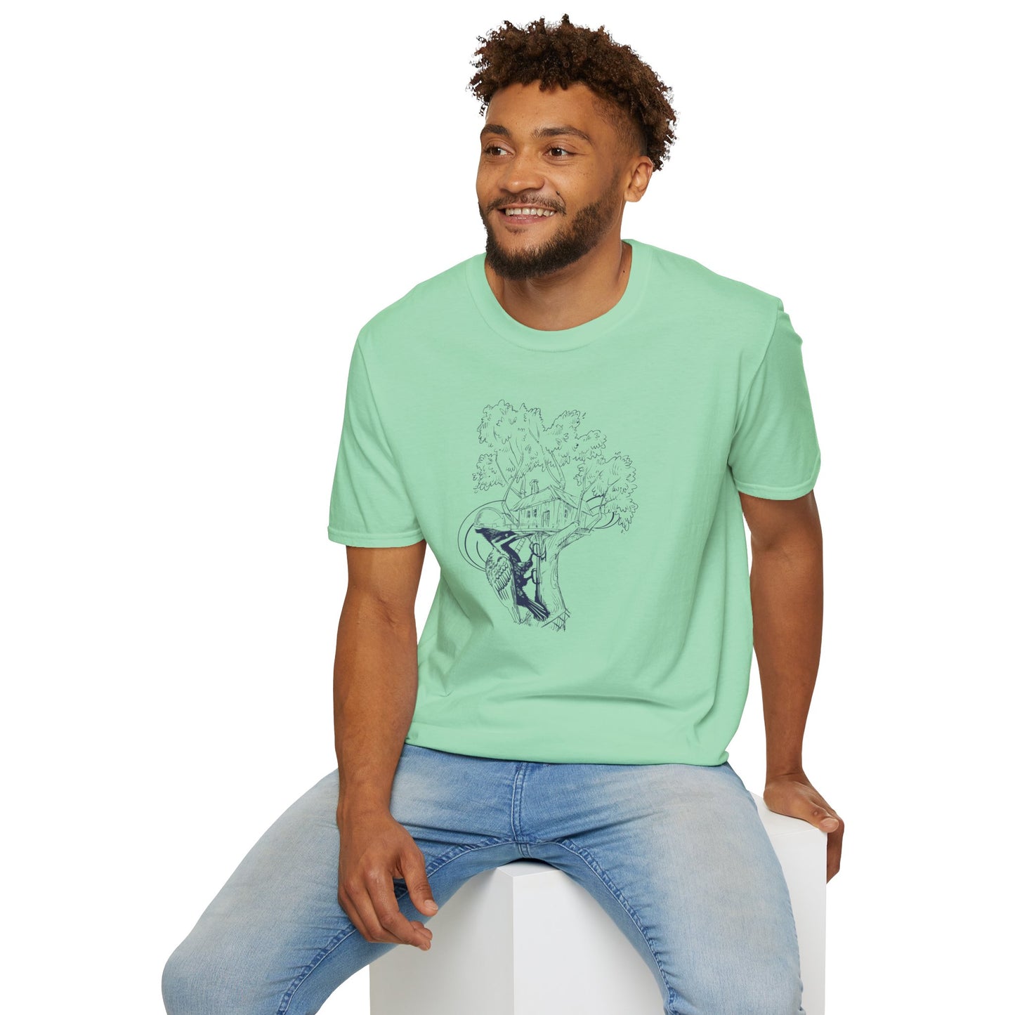 NYP Adult Tee | Woodpecker Construction