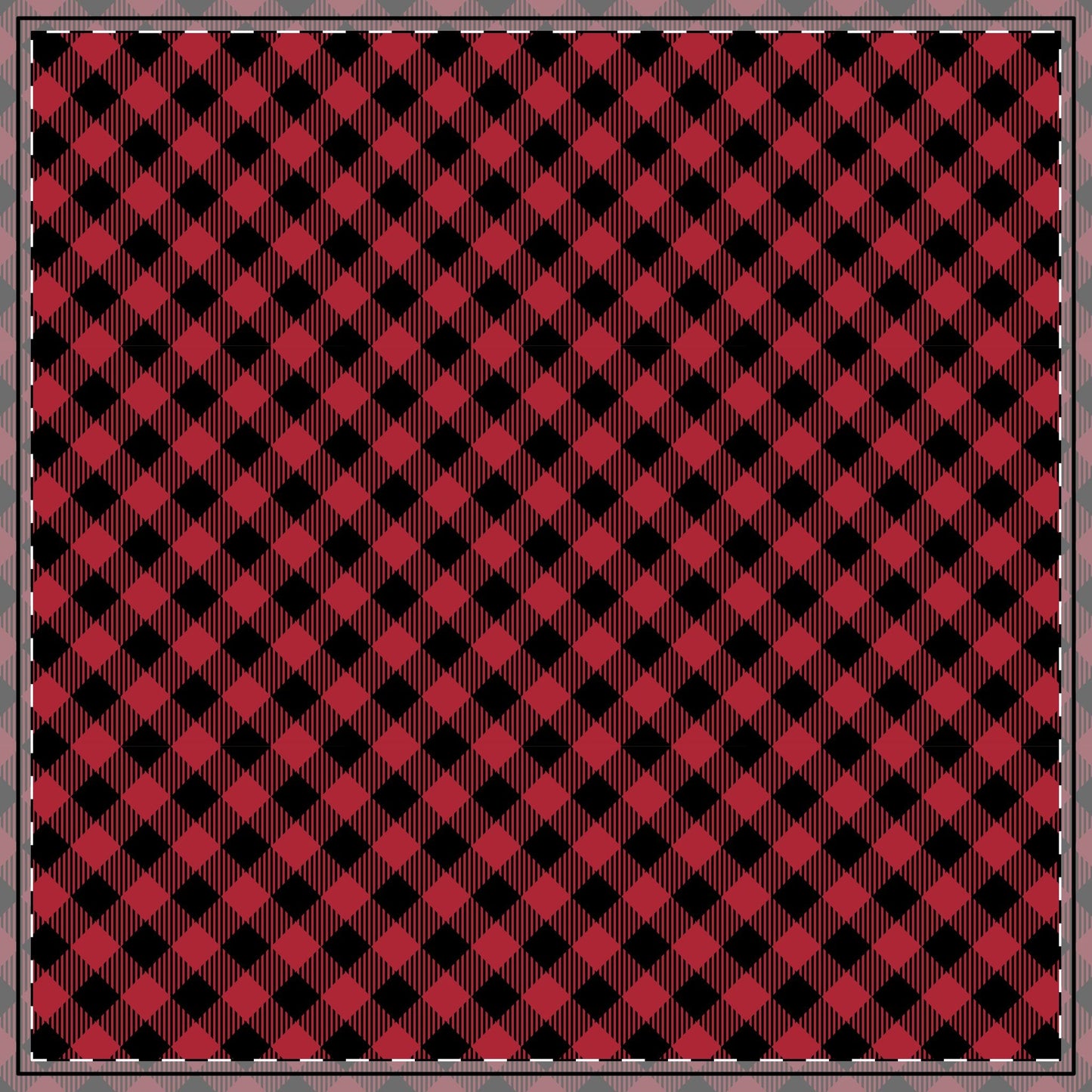 Tablecloth | Red & Black | Gingham