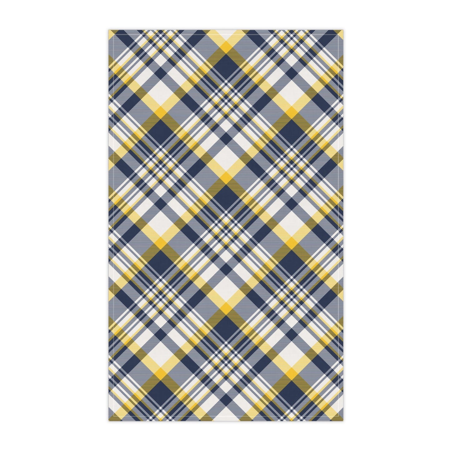 Tea Towels | Yellow & Blue | Tartan