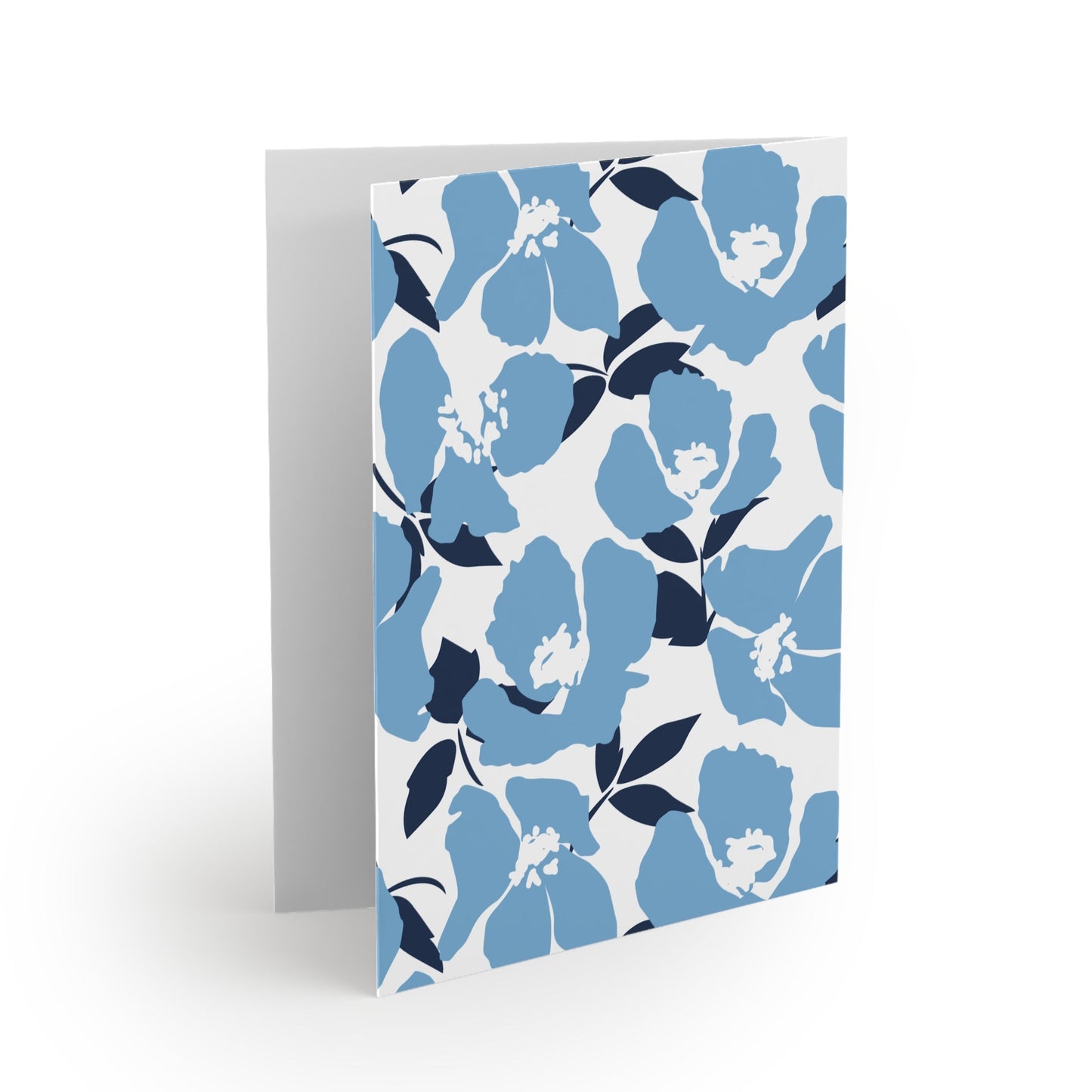 Notecards | Light Blue & White | Poppy