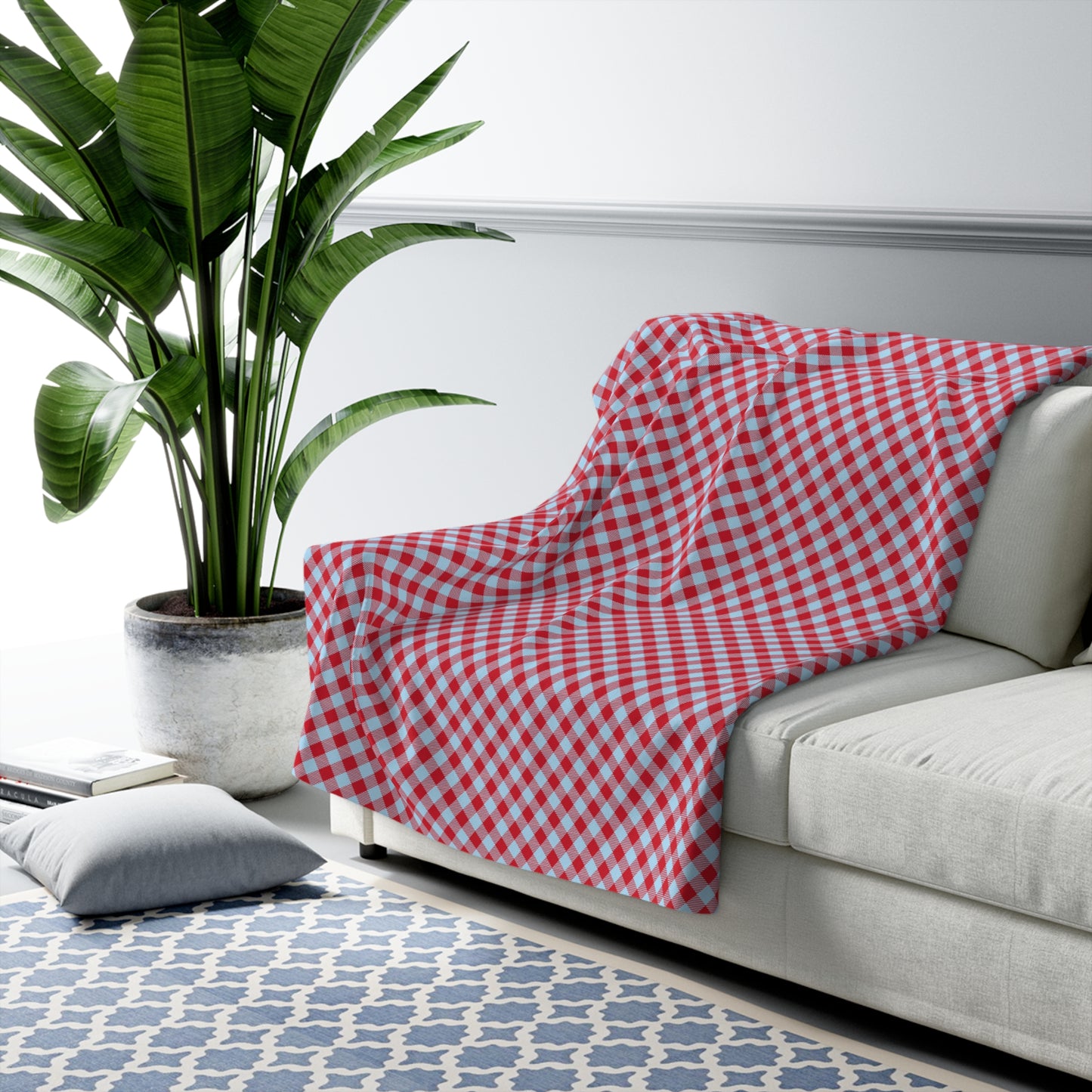 Sherpa Blanket | Oxford, Mississippi | Gingham