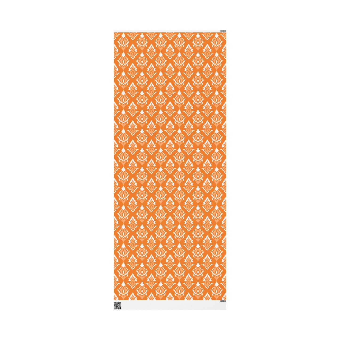 Gift Wrap | Orange & White | Ikat