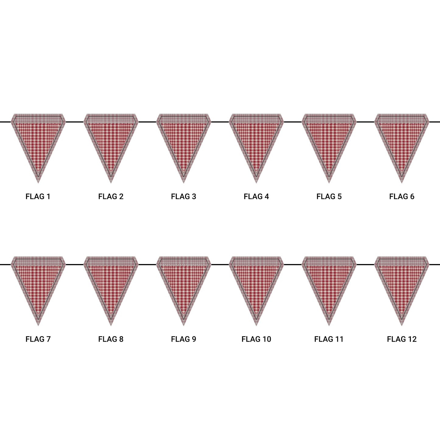 Flag Garland | Tuscaloosa, Alabama | Tweed