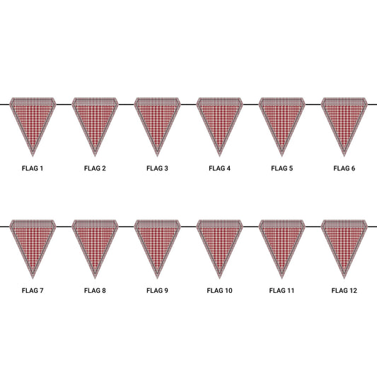 Flag Garland | Tuscaloosa, Alabama | Tweed