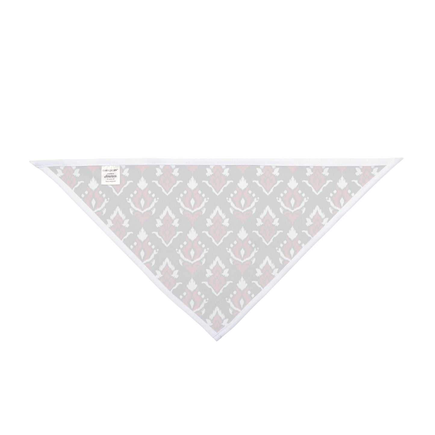Pet Bandana | Red & Black | Ikat