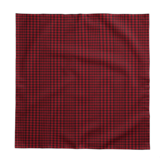 Tablecloth | Red & Black | Tweed