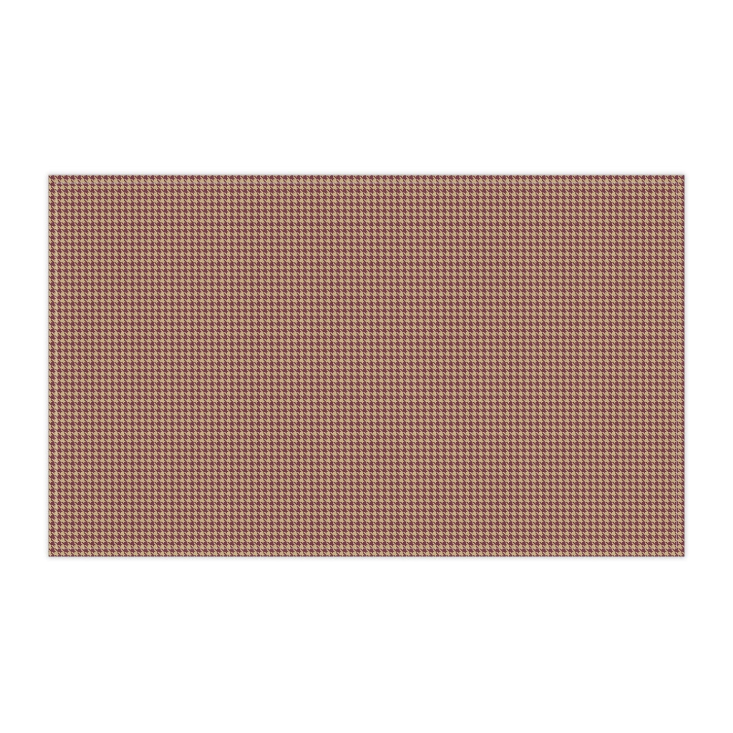 Tea Towels | Maroon & Gold | Houndstooth