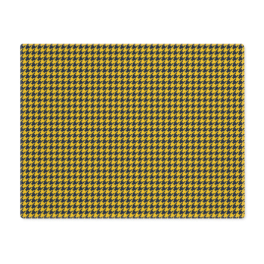 Placemat | Yellow & Blue | Houndstooth
