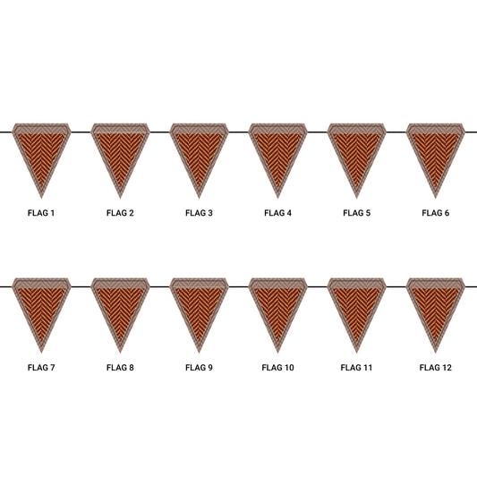 Flag Garland | Los Angeles, California | Herringbone