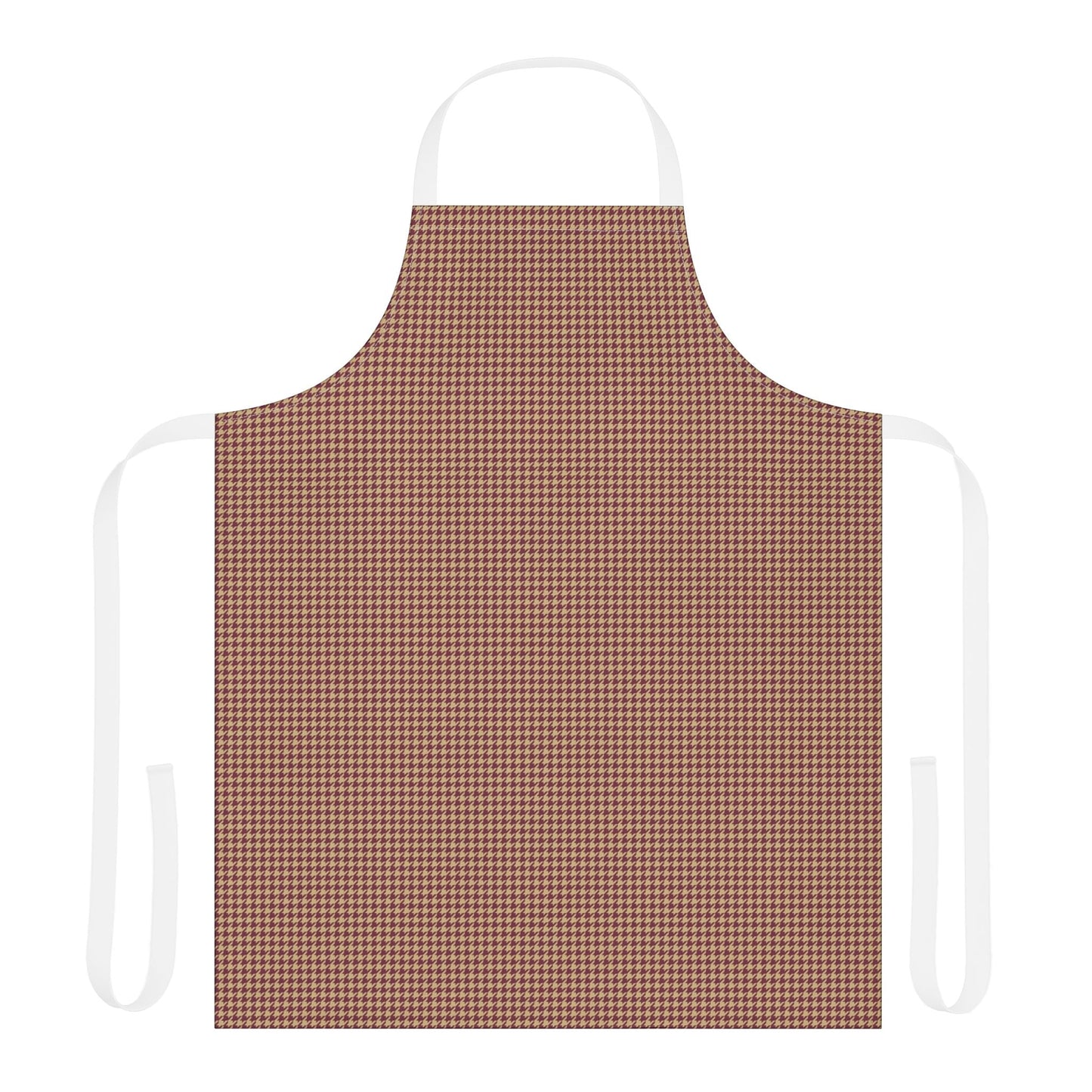 Apron | Maroon & Gold | Houndstooth