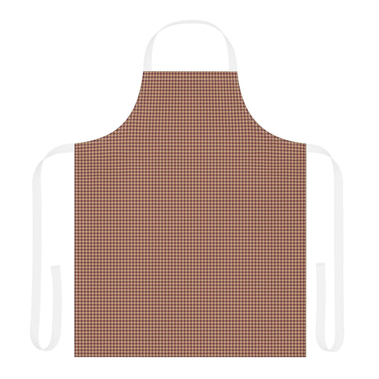Apron | Maroon & Gold | Houndstooth