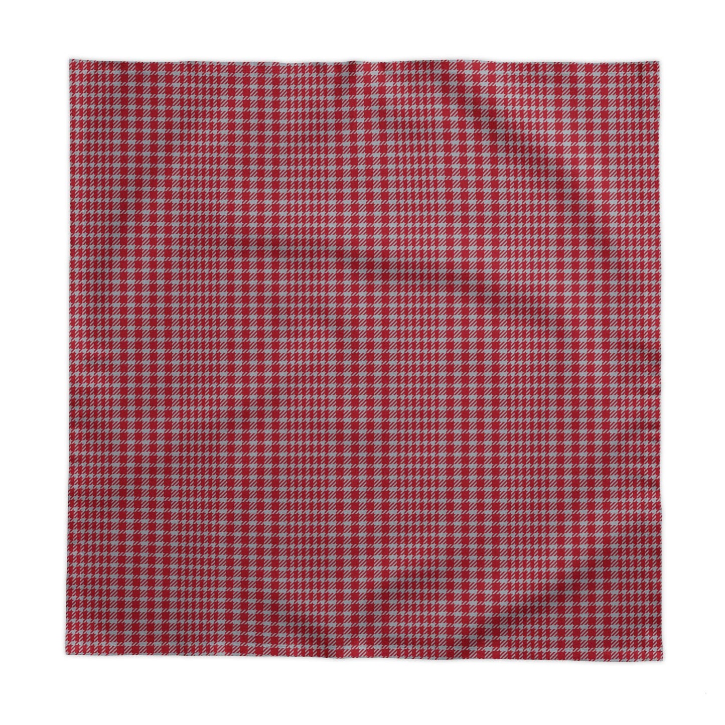 Tablecloth | Red & Gray | Tweed