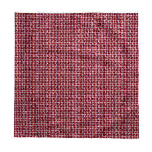 Tablecloth | Red & Gray | Tweed