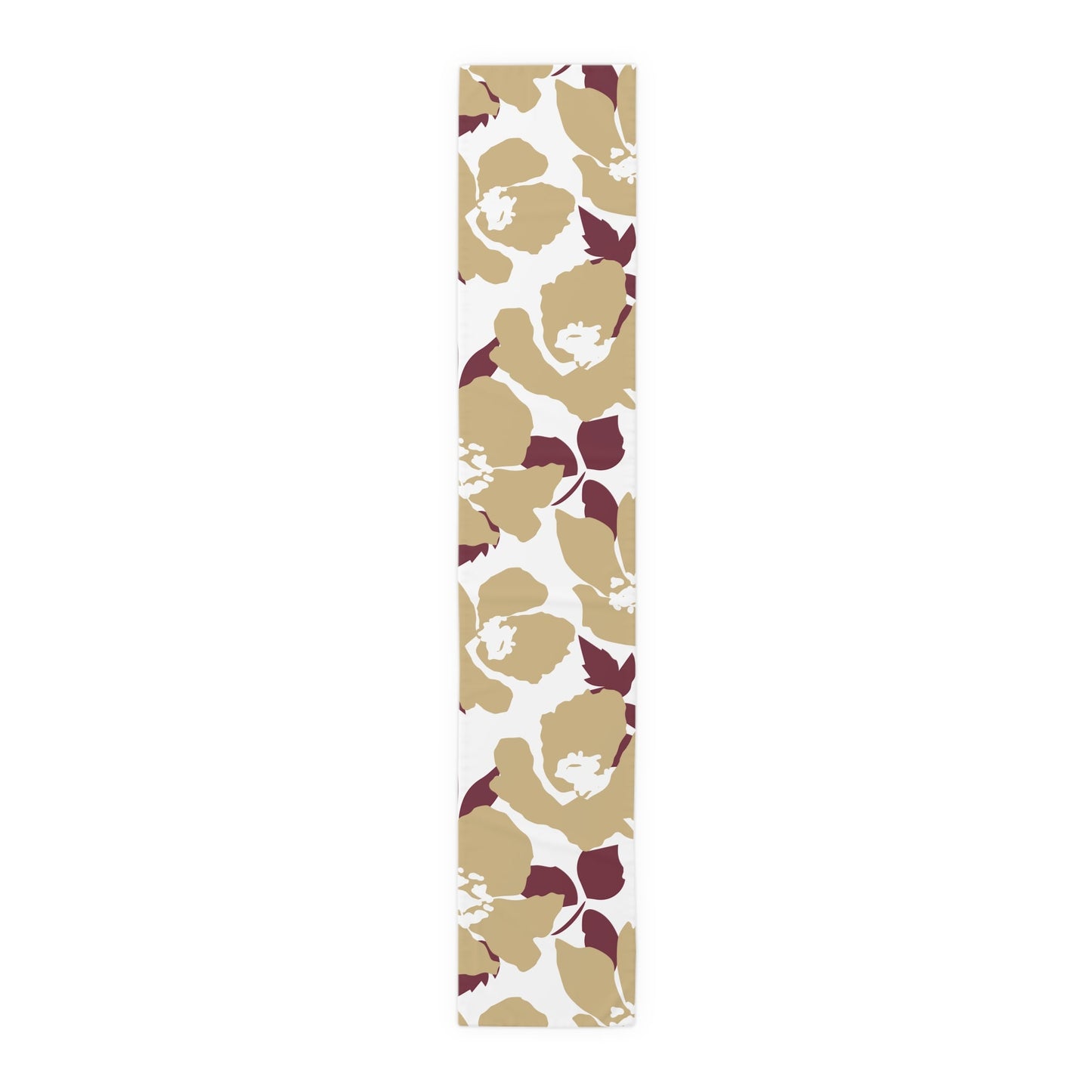 Table Runner | Maroon & Gold | Poppy