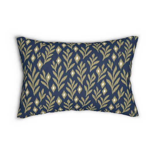 Pillow | Blue & Gold | Laurel
