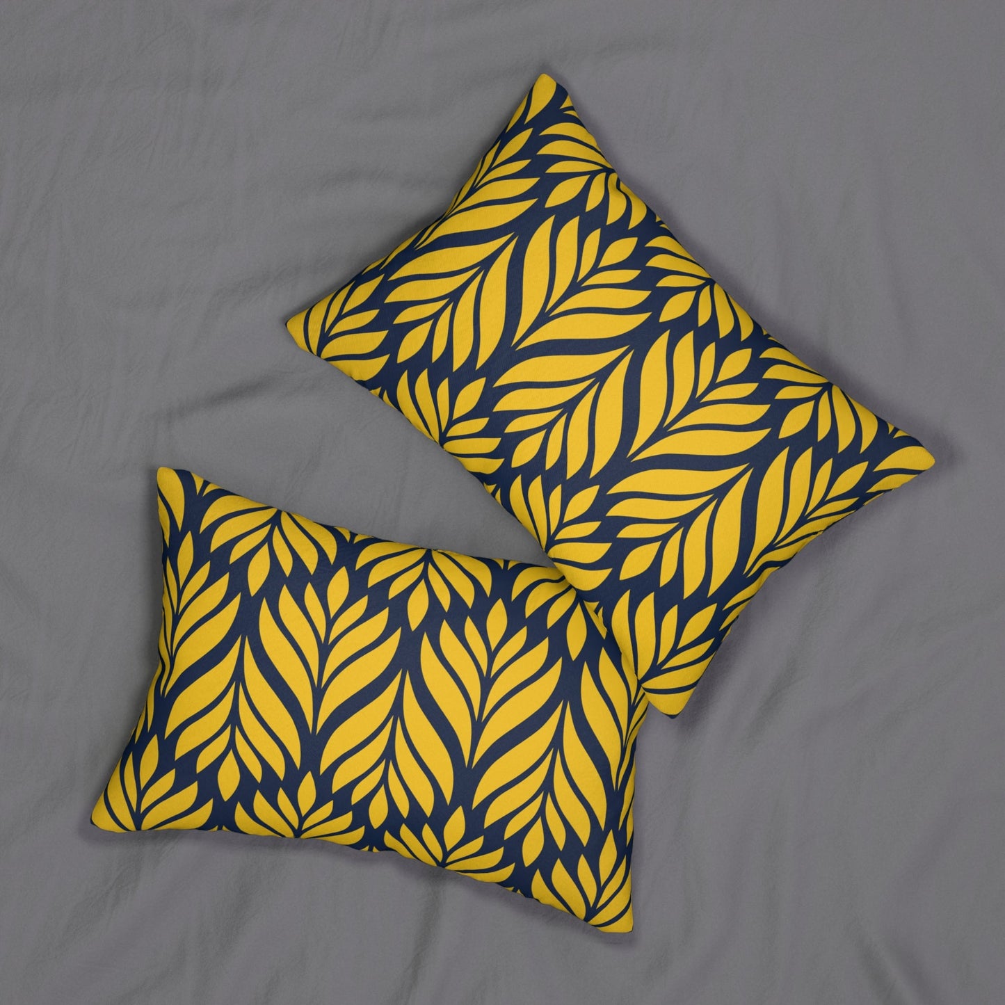 Pillow | Yellow & Blue | Palm