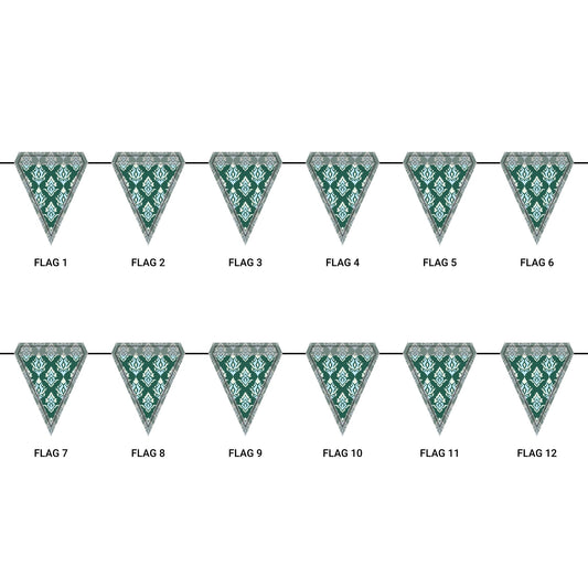 Flag Garland | New Orleans, Louisiana | Ikat