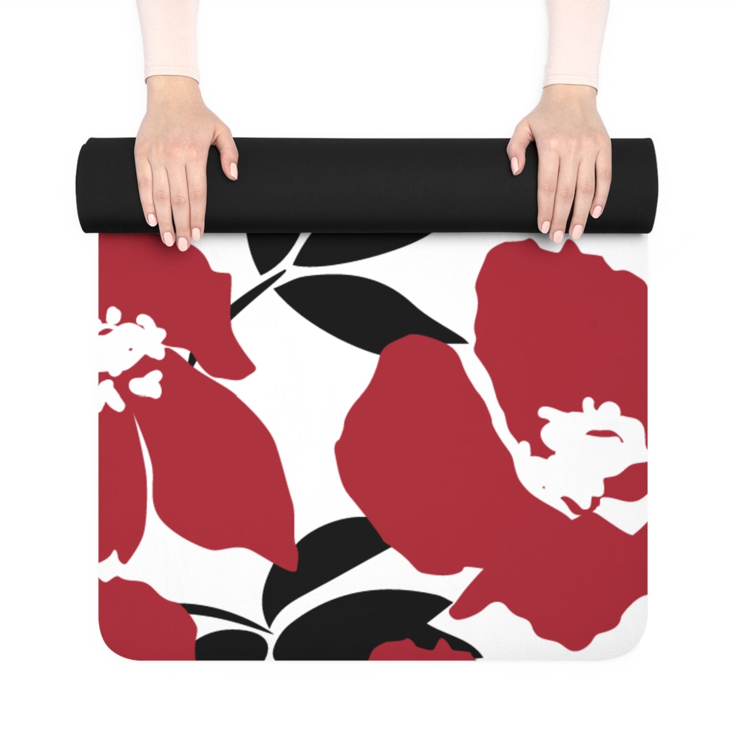 Yoga Mat | Red & Black | Poppy