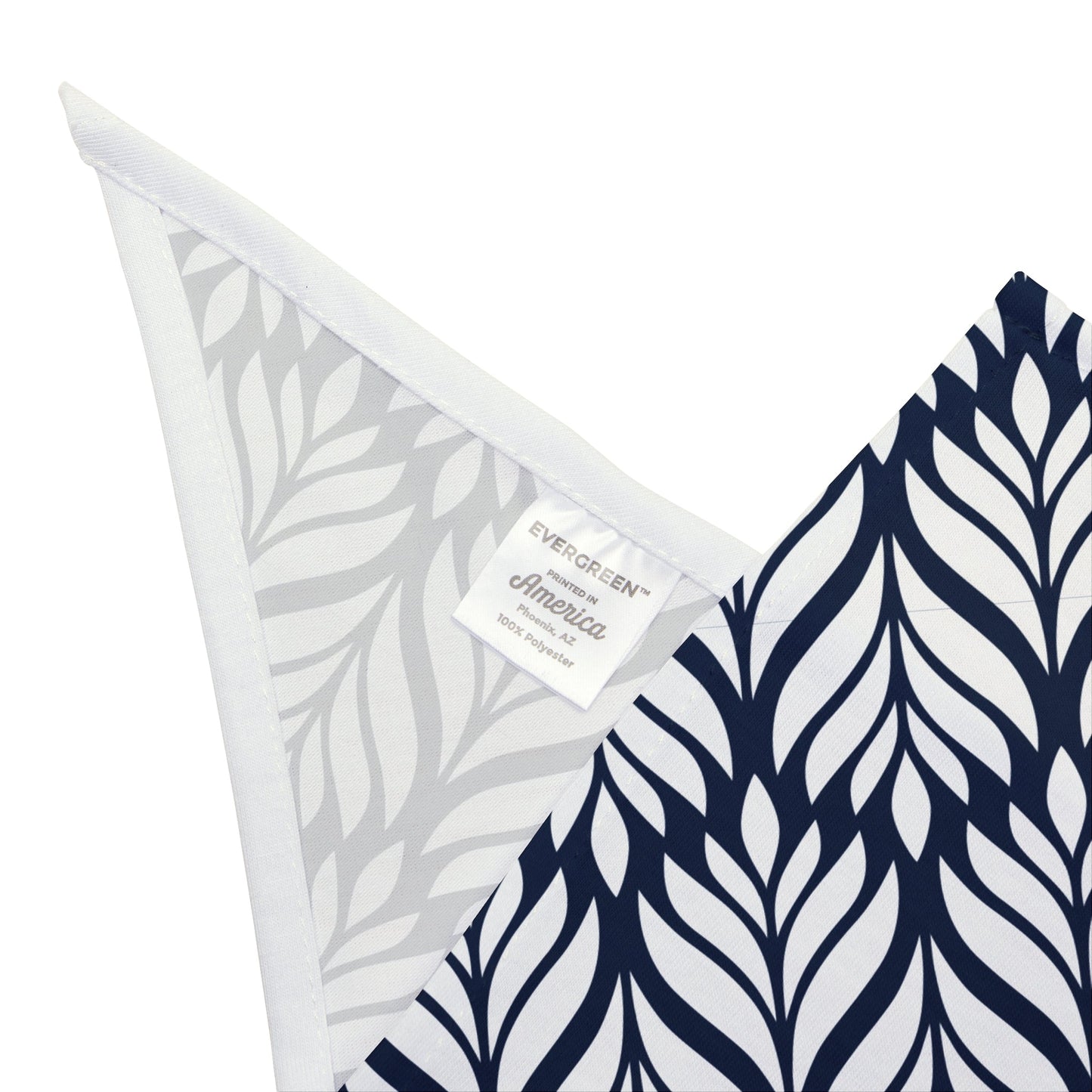 Pet Bandana | Navy & White | Palm