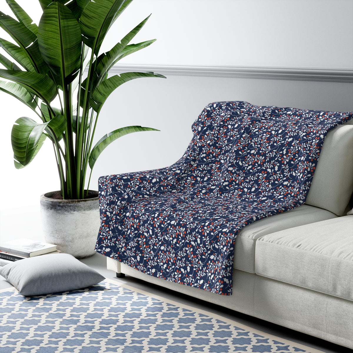 Sherpa Fleece Blanket | Charlottesville, Virginia | Holly