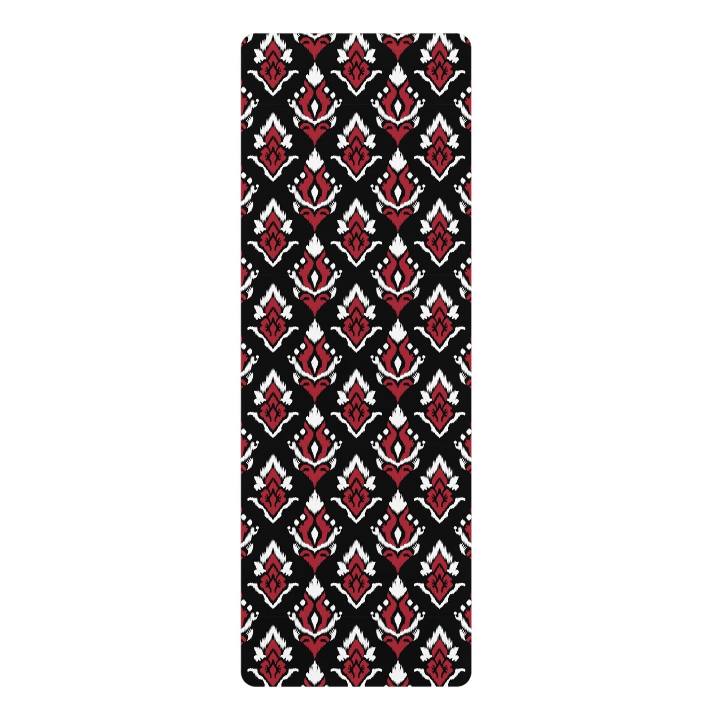 Yoga Mat | Red & Black | Ikat