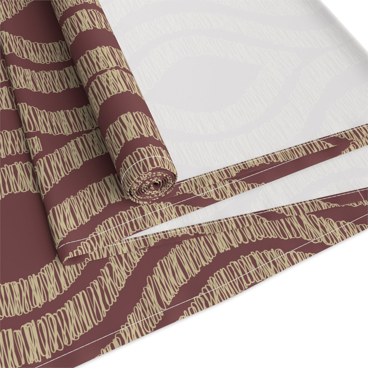 Table Runner | Maroon & Gold | Ogee