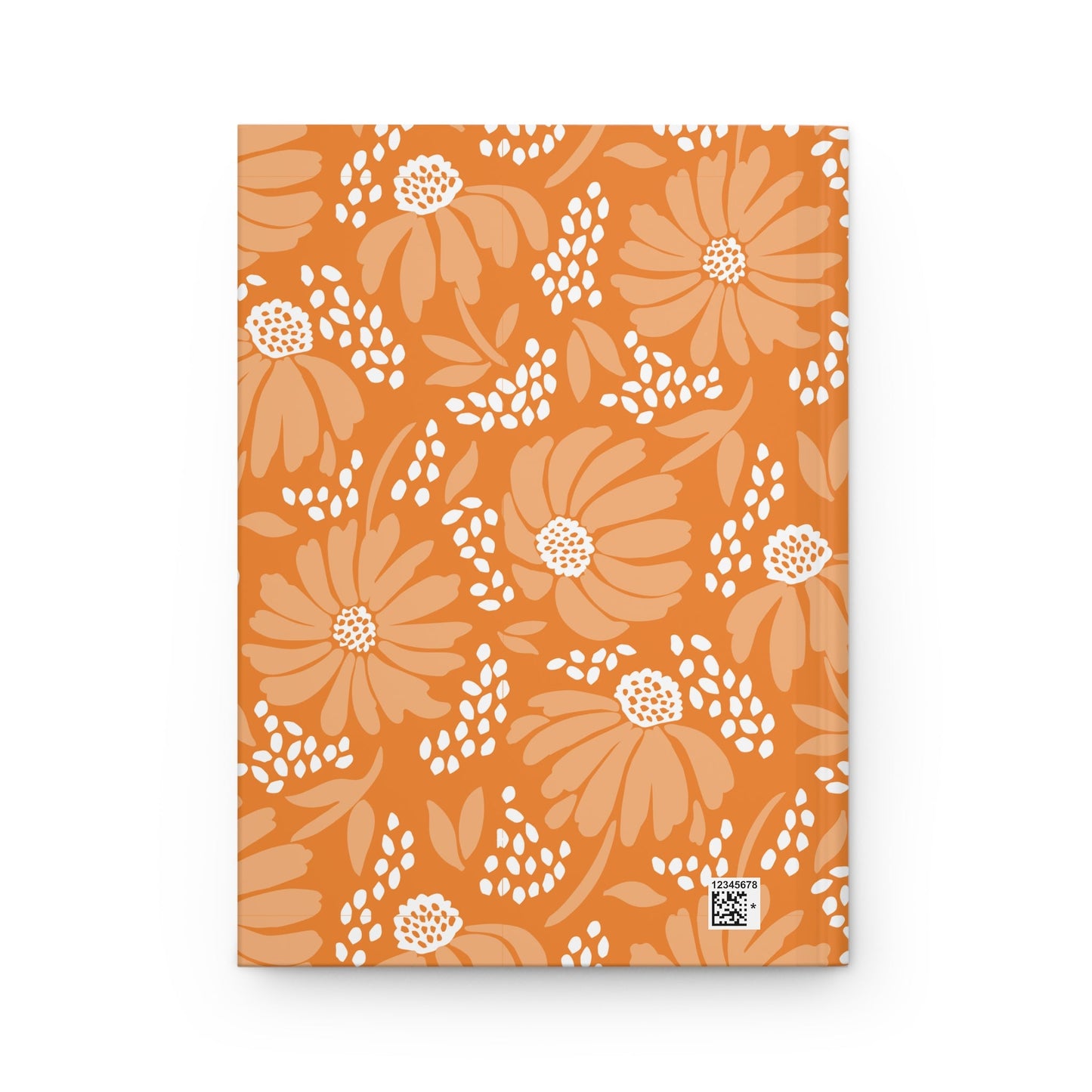 Hardcover Journal | Orange & White | Bellis