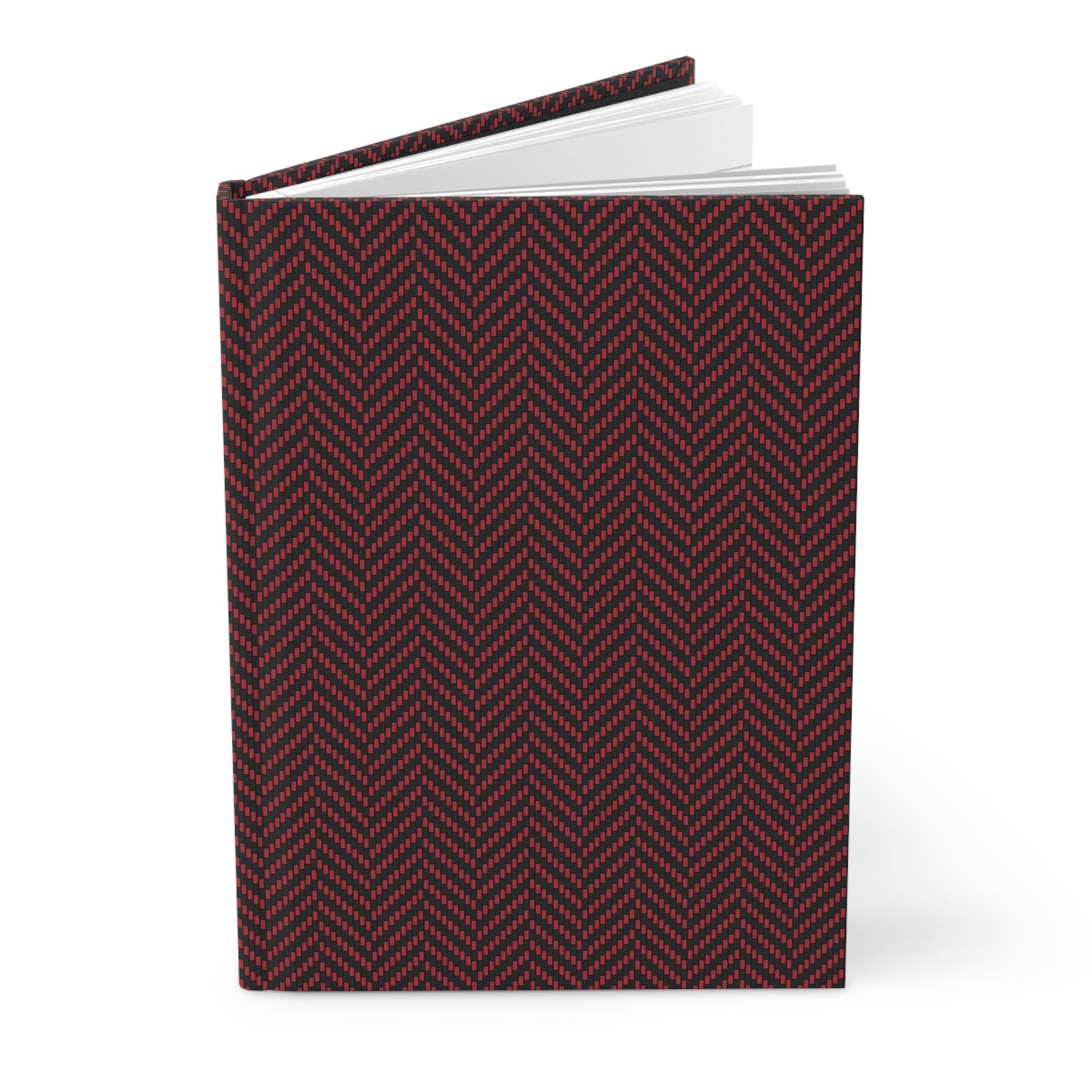 Journal | Red & Black | Herringbone