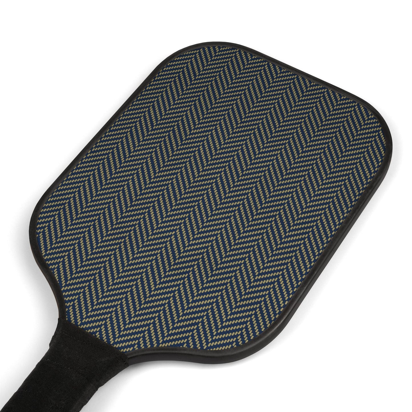 Pickleball Paddle Kit | Blue & Gold | Herringbone